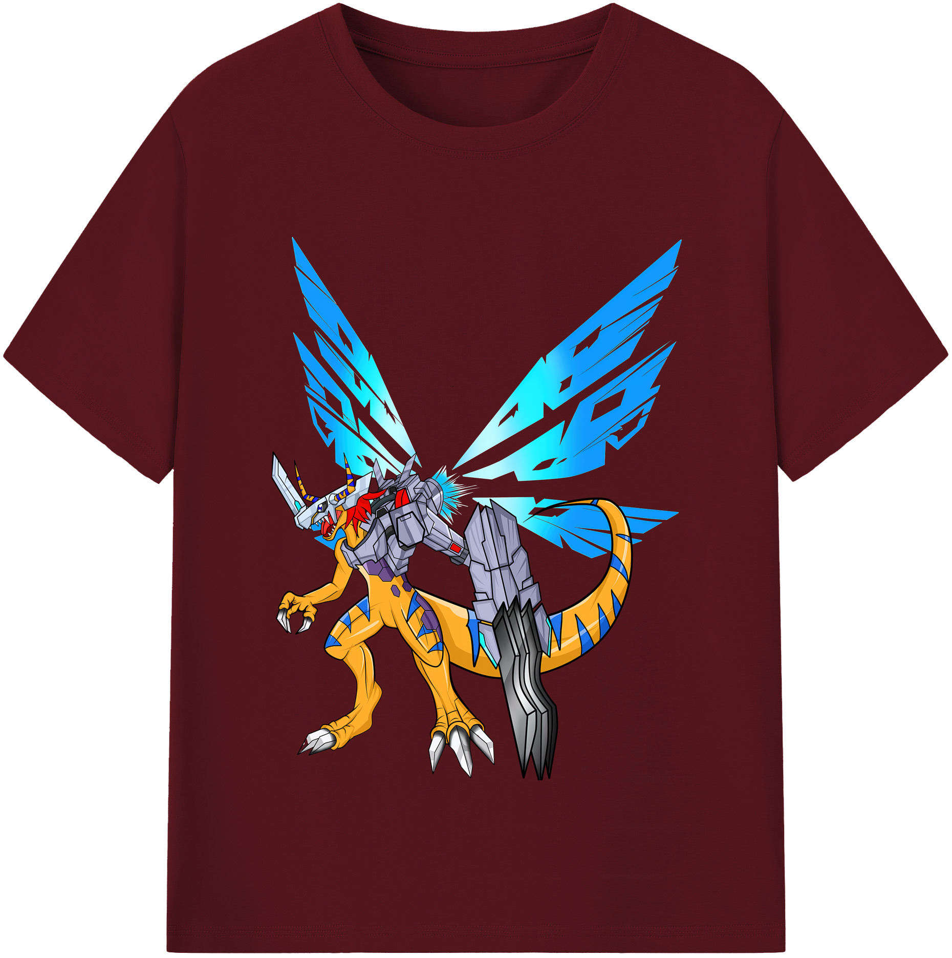 （画像用） Digimon デジタルモンスター/デジモン 綿100％半袖Tシャツ（フロントプリント）